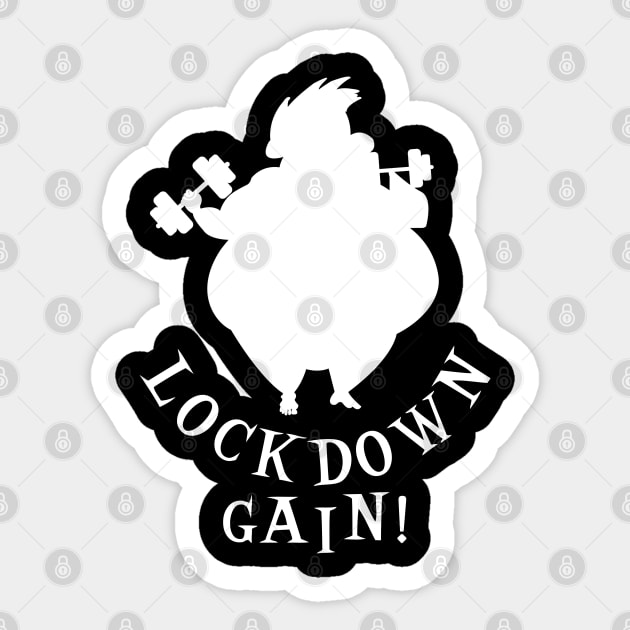 Lockdown gain weight Sticker by afmr.2007@gmail.com